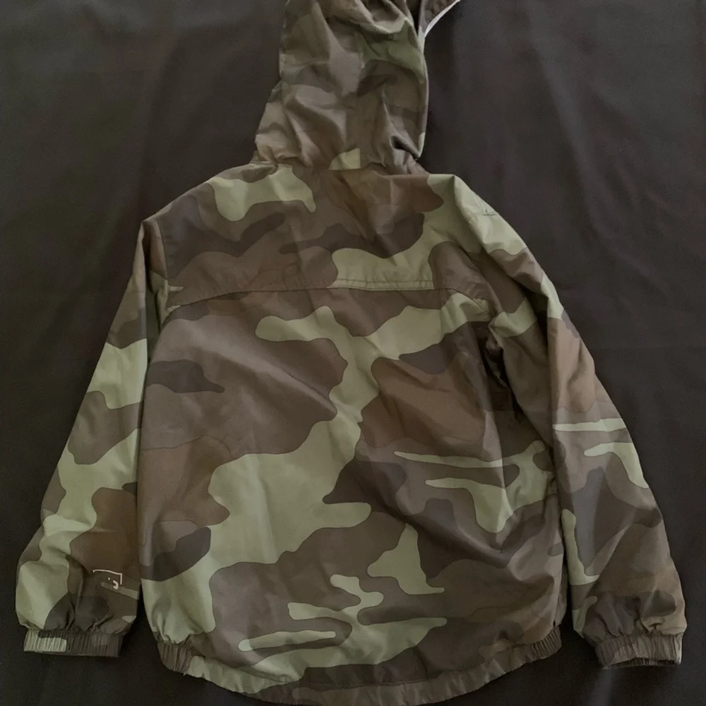 Gap All Weather, Camo, Lined, Hooded Jacket Sz XS GOOD condition